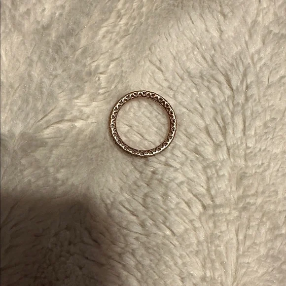 Pandora Rose Gold Pavé Eternity Ring - Sparkling Band - Picture 2 of 2